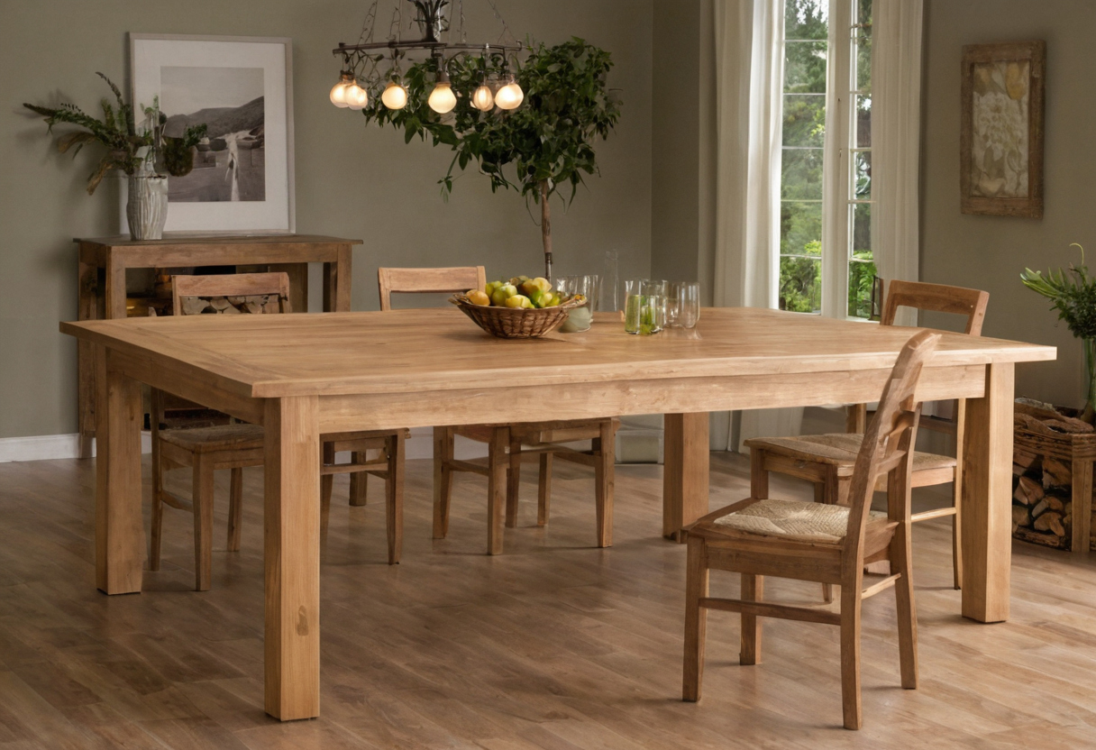 Practical visual for An extension table must remain stable and comfortable in every operating state