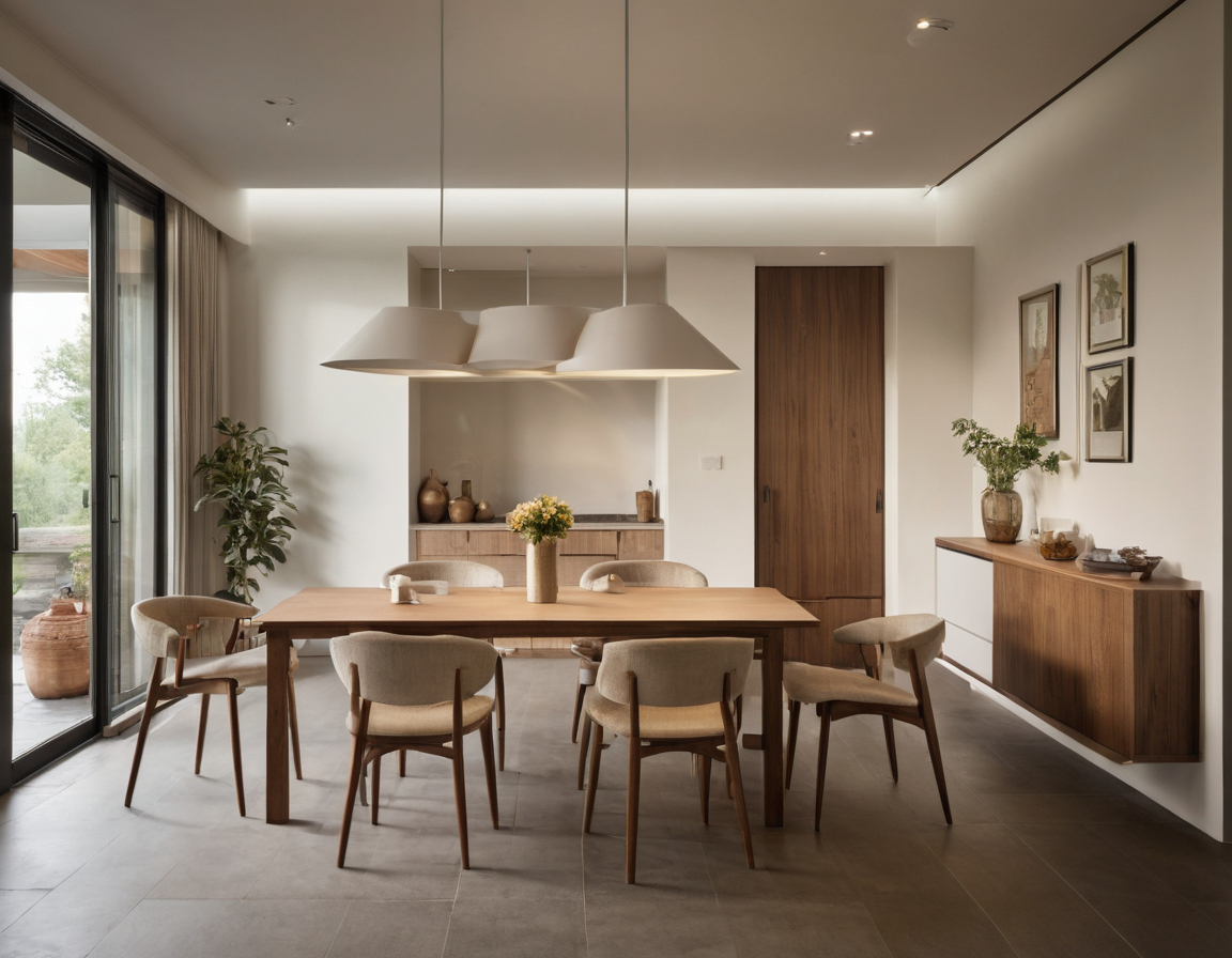 A two-state purchase test prevents the wrong rectangular dining table from reaching the room shown in a luxury residential interior